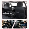 thumbnail image 6 of Wartlyen Fit for TOYOTA CAMRY 2018 Car Seat Covers Synthetic Leather Water Resistant Designed Fit Driving Comfort Airbag Safe Design, 6 of 9