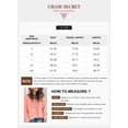 thumbnail image 4 of SHEWIN Womens Cable Knitted Sweater Crewneck Hollow Out Fall Pullovers Long Sleeve Jumper Tops Petite, 4 of 8