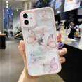 thumbnail image 4 of Cartoon Clear Glitter Butterfly Soft Shockproof Phone Case For iPhone 15 14 12 13 11 Pro Max XS Max XR X 7 8 Plus SE Cute Shell Green For 11 Pro, 4 of 6