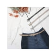thumbnail image 6 of INSPIRE CHIC Women Rhinestone Belts, Bling Crystal Sparkly Diamond Shiny Soft Waistband for Party Jeans Dresses 45.3x0.7"(LxW) Bronze, 6 of 6