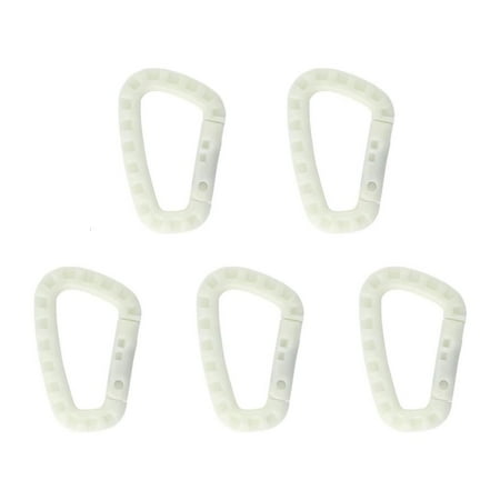 Yammee 5pcs Multipurpose Backpacks Carabiners Quickly Hook Hanging Buckles Clip