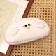 thumbnail image 4 of Estuche de lápices de gran capacidad | Diseño de hojaldre de leche de gaviota | Peculiar organizador de papelería de felpa en forma de galleta | Bolsa de almacenamiento con cierre de cremallera |, 4 of 7