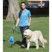 GoGo Stik XP Pro Pooper Scooper with 10 Extra Waste Bags, 37-Inch Unbreakable FRP Handle, Keeps Hands Clean, for All Dog Sizes