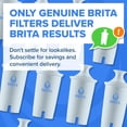 thumbnail image 3 of Brita Plus Water Filter, BPA-Free, High-Density Replacement Filter for Pitchers and Dispensers, Reduces 2x Contaminants*, Lasts Two Months or 40 Gall, 3 of 9