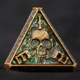 thumbnail image 1 of Metal Polyhedral Dice Set with Metal Gift Box 7-Piece for Dungeons and Dragons RPG, 1 of 7