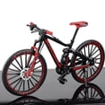 thumbnail image 3 of Mini bicicleta de aleación a escala 1:10, modelo de Dasktop, adorno de simulación, bicicleta de montaña de juguete para dedos, 3 of 3