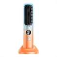 thumbnail image 1 of Cepillo Alisador de Pelo Inalámbrico, Minicepillo Alisador Portátil con Peine Caliente de Iones Negativos y Base de Carga A, 1 of 10