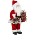 thumbnail image 3 of UTEN 12" Santa Claus Christmas Figurine Figure Decoration with Gifts Bag and 2 Bells for Holiday Party Home Decoration, 3 of 11