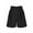 Black, variant on Patlollav Trendy Shorts Summer Womens Solid High Waisted Wide Leg Casual Pleated Shorts with Pocket