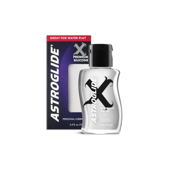Astroglide X Premium Silicone Personal Lubricant 2.50 oz (Pack of 4)