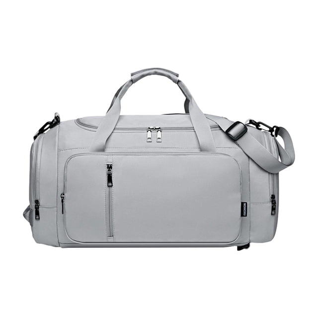 Bolsa de viaje con correa ajustable para el hombro, portátil, para viajes de negocios Gris