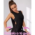 thumbnail image 3 of Playera Mujer Deportiva Casual Blusa Sexy Ajustable 3099 Gyk, 3 of 7