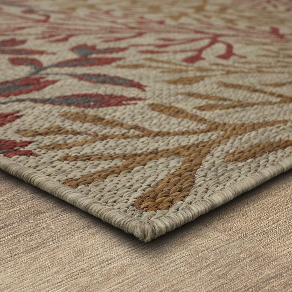 Mohawk Home Underwater Cove Outdoor Area Rug, Rust, 10' x 13'