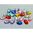 thumbnail image 3 of U8MO 500 Flatback Acrylic Rhinestone Faceted Oval Gem Beads 13X18mm No Hole Wholesale-Purple, 3 of 9