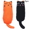 thumbnail image 2 of 2PCS Christmas Cat Catnip Toy Cute Cat Design Kitten Teething Toy Pet Chew Toy, 2 of 10