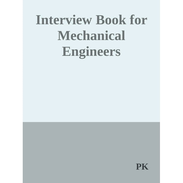 Interview Book for Mechanical Engineers eBook