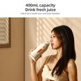 thumbnail image 2 of Personal Size Blender 80W Portable Blender for Shakes and Smoothies with 1500mAh Type-C Rechargeable Battery Crush Ice 4 Blades 14 Oz Portable Blender for Sports Home Outdoors Travel, 2 of 10