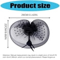 thumbnail image 5 of Giaone Fashion Hat Design Hairpin Headwear Lightweight Headpiece For Travel Event, 5 of 9