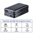 thumbnail image 2 of 4K -Compatible Video Capture Card, Audio Video External Camera Capture Card Stream & Record in 4K/60fps, 2 of 5