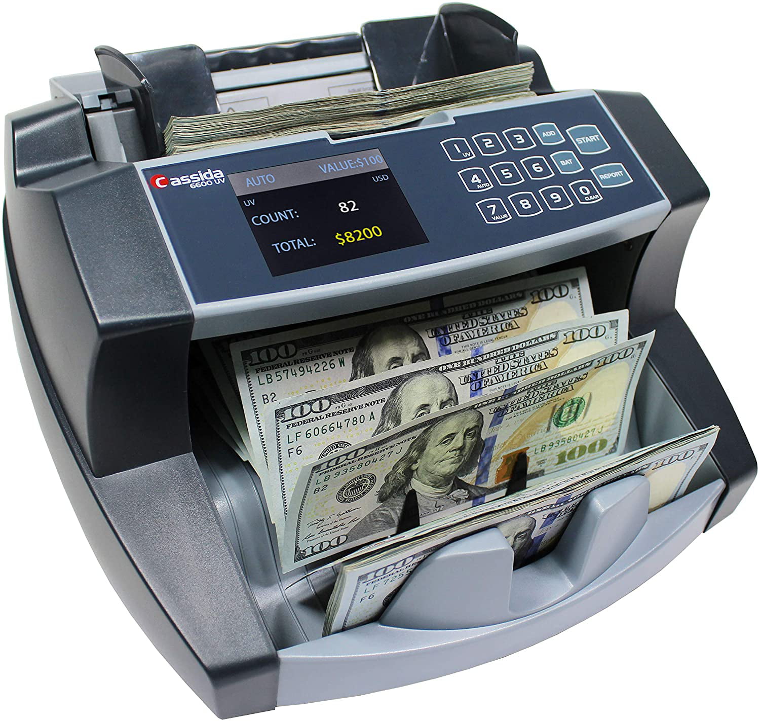 Bank Note Currency Counter Count Detector Money Fast Banknote Pound Cash Machine Black