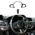 thumbnail image 4 of Furulu Carbon Fiber Look Steering Wheel Cover Trim For Bmw 3 4 Series G20 G42 2019-2023, 4 of 5
