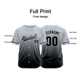 thumbnail image 3 of Baseball Haut de Performance Athlétique Personnalisé avec Nom et Numéro pour Hommes et Femmes, 3 of 3