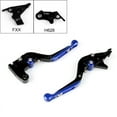 thumbnail image 1 of Adjustable Folding Extendable Brake Clutch Levers For Honda X-11 99-02 Blue, 1 of 1