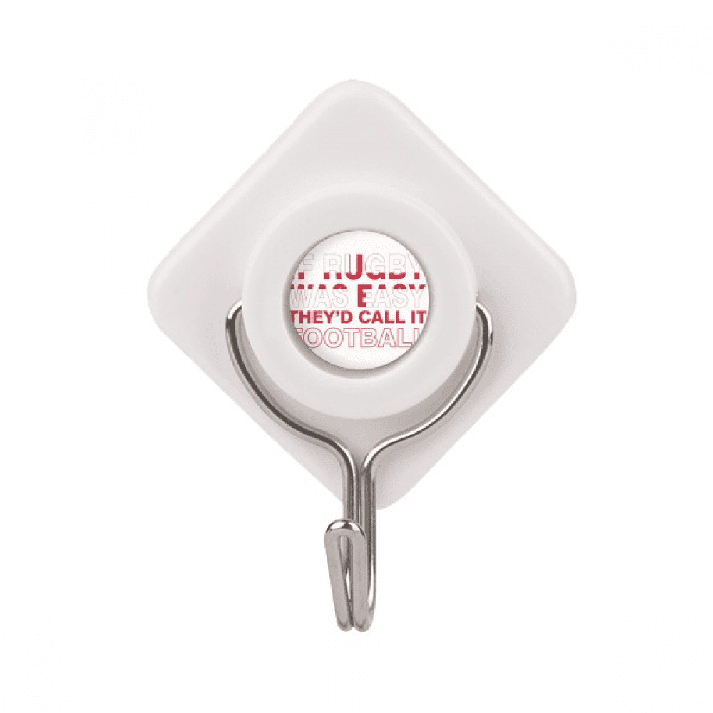 Difference Football Rugby Adhesive Wall Hooks Hanging Self Sticky