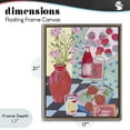 thumbnail image 4 of Stupell Industries Modern Kitchen Sauces Still Life Brown Floating Frame Canvas Art, 17 x 21, by Melissa Wang, 4 of 8