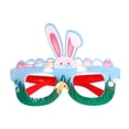 thumbnail image 5 of TSADFHJI Funny Cute Easter Party Glasses Kids Easter Glasses Easter Bunny Glasses Funny Chick Kids Glasses Glasses Frames Easter Party Glasses Photo Props Easter Accesso One Size Dark Green, 5 of 5