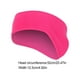 thumbnail image 4 of Naiovety Calentadores de oreja cubre polar adulto orejera mujeres hombres ropa accesorio elástico deporte ciclismo correr diadema para al aire Ciclismo Rosa roja HR, 4 of 6