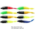thumbnail image 7 of 8Pcs/Set 5.5cm/1.3g Fishing Lure Simulated Bright Color Flexible Vivid Reusable Fish Attraction Universal Soft PVC Trout Fishing Artificial Worm Swimbait Fishing Gear, 7 of 7