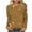 Yellow, variant on YUNAFFT Floral Print Three-Quarter Sleeve Round Neck Pullover Top for Women with Soft Stretchy Fabric Casual Comfort Fit Daily Wear