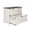 Rustic White, variant on Vabches Lateral File Cabinet with Charging Station for Letter/Legal/A4 Size Hanging Files, Brown