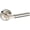 Nickel, variant on Baldwin HDLKFRRR260 Lake Forest Non-Turning One-Sided Dummy Door Lever - Chrome