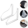 thumbnail image 4 of Bathtub Guard Acrylic, Acrylic Shower Water Barrier, Clear 2-Pack Acrylic Bathtub Guard, Transparent Water Barrier for Shower Corner, by Honglin, 4 of 9