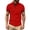 Red, variant on Bovxnpu Mens Short Sleeve T Shirts Men's Button Up Button Casual Fashion Daily Tops