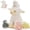 Sheep-5 PCS White, variant on MaoGoLan 5 Pcs Sheep Stuffed Animal 13.7'' Large Stuffed Lamb with 4 Babies Plush Toy