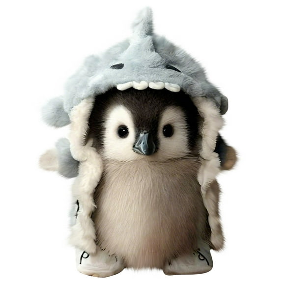 Pingouin Robot en Peluche Super Réaliste, Mon Pingouin Robot Réaliste, Partenaire de Soutien Émotionnel Interactif - Se Dandiner, Chirp (1PCS)