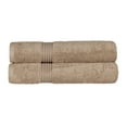 thumbnail image 2 of BNM Egyptian Cotton Luxury 2 Piece Bath Sheet Set, Taupe, 2 of 5