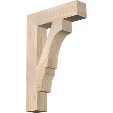 

Ekena Millwork 3 1/2 W x 16 D x 24 H Balboa Block Smooth Bracket Douglas Fir