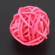 thumbnail image 3 of Juego de decoración festiva para bodas y cumpleaños con bolas de ratán tejidas a mano en color rosa, 3 of 7