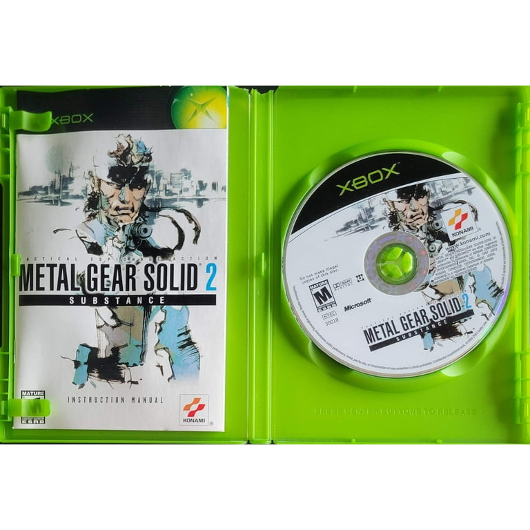 その他 L GEAR SOLID 2 SUBSTANCE Metal Gear Solid 2: Substance - Xbox - Walmart.com