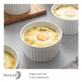 thumbnail image 2 of Ramekins DOWAN de porcelana apta para horno, 120 ml, para crema brulee, 2 of 5