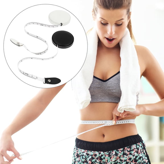 WHAMVOX  2 Pcs Practical Measuring Tapes PU Leather Rulers Centimeter Sew