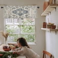 thumbnail image 5 of Retro Botanical Valances for Windows Farmhouse Kitchen Curtains Valances Rod Pocket Valance Curtains for Kitchen Windows Modern Oil Painting Floral Farmhouse Window Valances for Bathroom 54"x18", 5 of 6