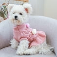 thumbnail image 3 of Dogs Pullover Sweater Dress Winter Puppy Knitted Warm Skirt Clothes For Small Dogs, 3 of 6