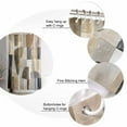 thumbnail image 5 of Abstract Black Brown Shower Curtains for Bathroom Waterproof Fabric Bath Curtains Decor Bath Tub Curtain Vintage Geometric Art Decorative Shower Curtain Sets with 12 Hooks, 72x72 Inch, 5 of 6