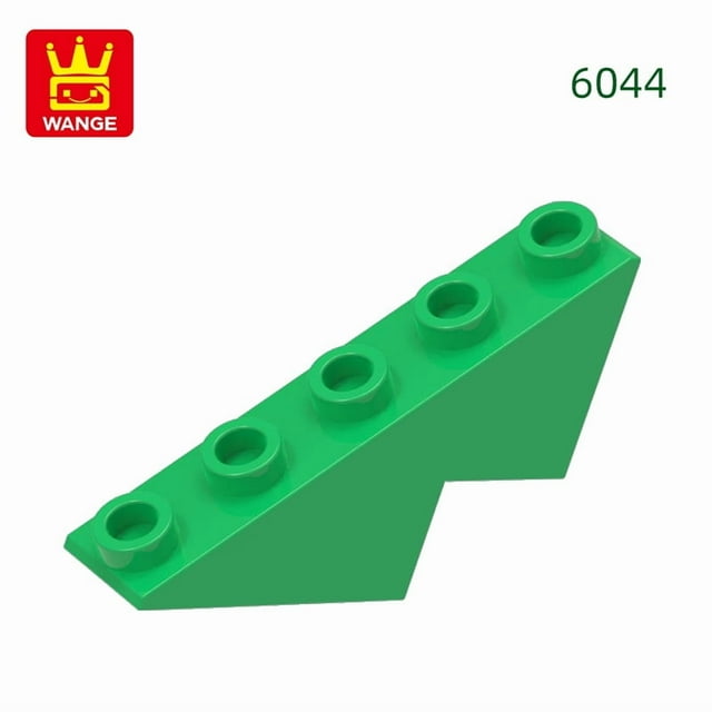 85Pcs/lot 6044 Bevel 5 Holes Building Blocks MOC Accessories Compatible With Bricks Children Toys Gift Box 46.Green about85pcs