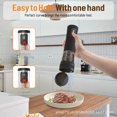 thumbnail image 5 of Rechargeable Electric Salt and Pepper Grinder Set with Charging Base, Automatic Spice Mill with 5 Coarseness Levels & LED Display, 5 of 5